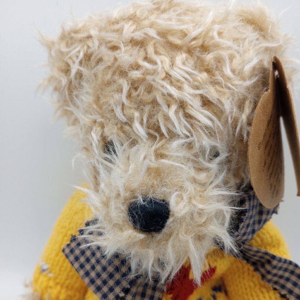 1997 Heartfelt Collectibles Bear 12"L Movable Arms & Legs Plush Stuffed Animal